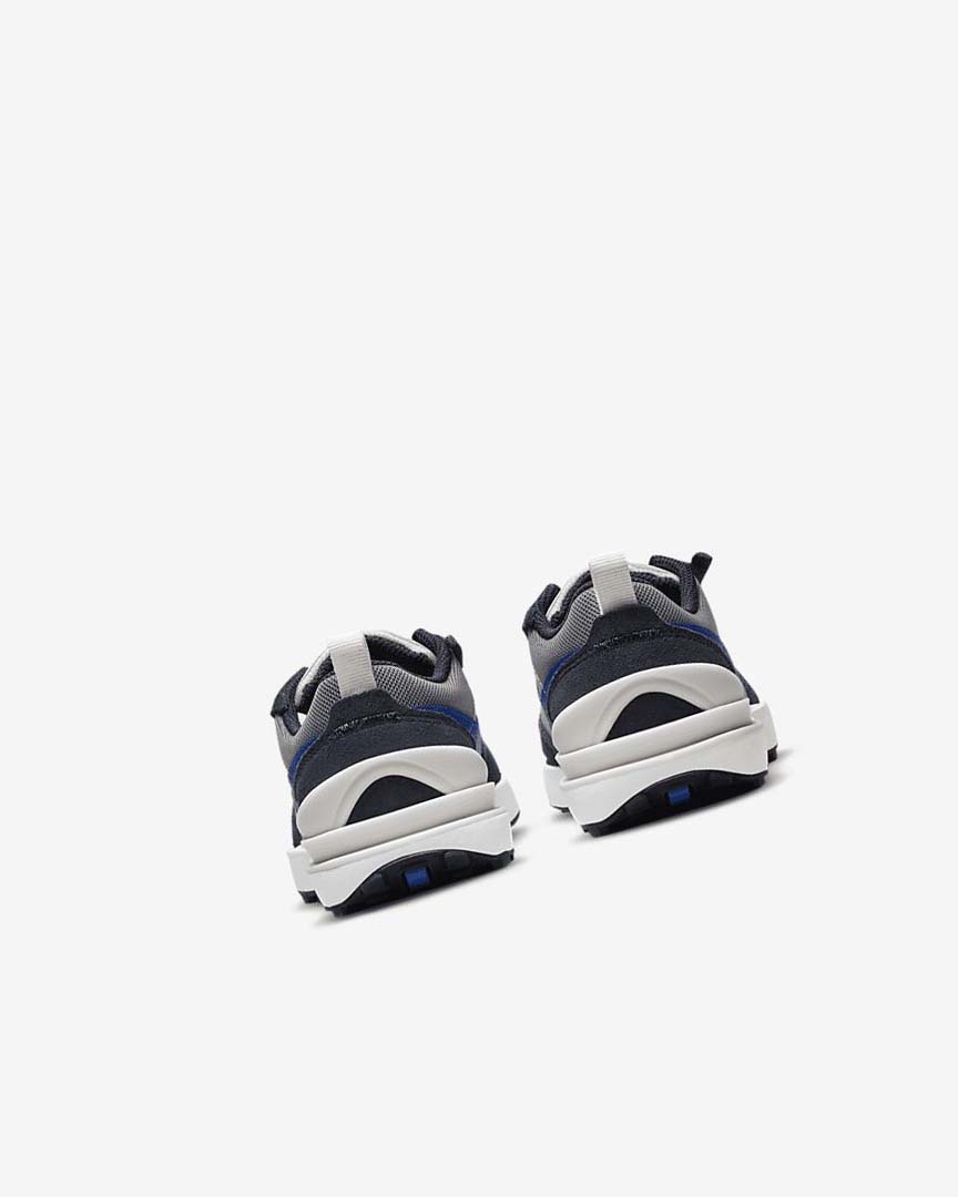 Dark Obsidian / Black / Royal Boys' Nike Waffle One Sneakers | UK2763