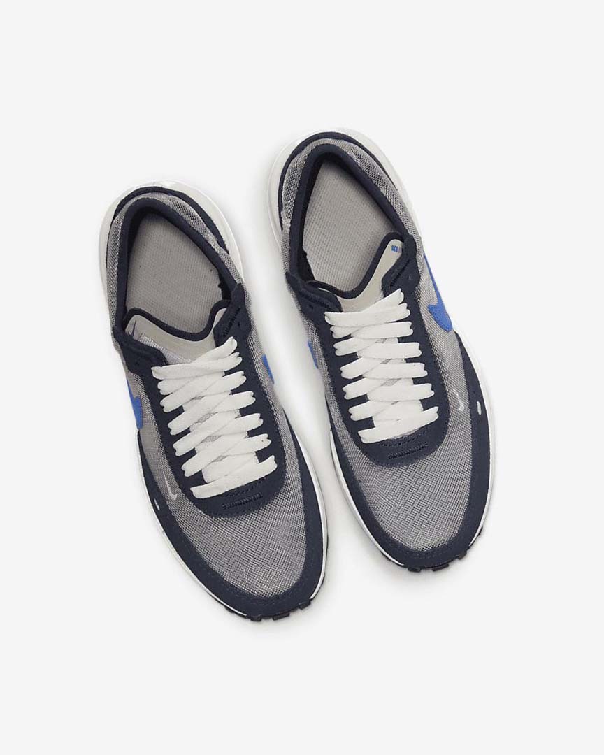 Dark Obsidian / Black / Royal Boys' Nike Waffle One Sneakers | UK5601