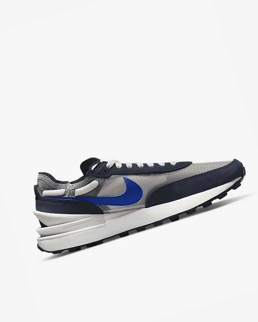 Dark Obsidian / Black / Royal Men's Nike Waffle One SE Sneakers | UK4776