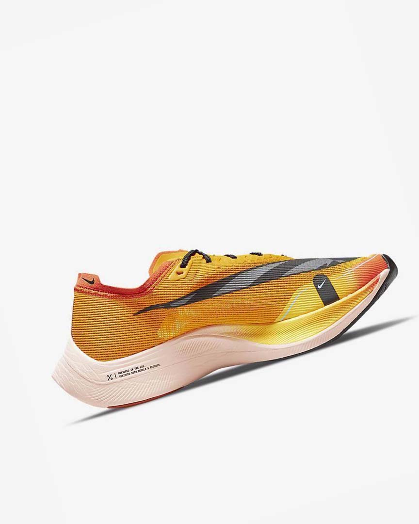 Gold / Orange / Black Men's Nike ZoomX Vaporfly NEXT% 2 Ekiden Running Shoes | UK2873