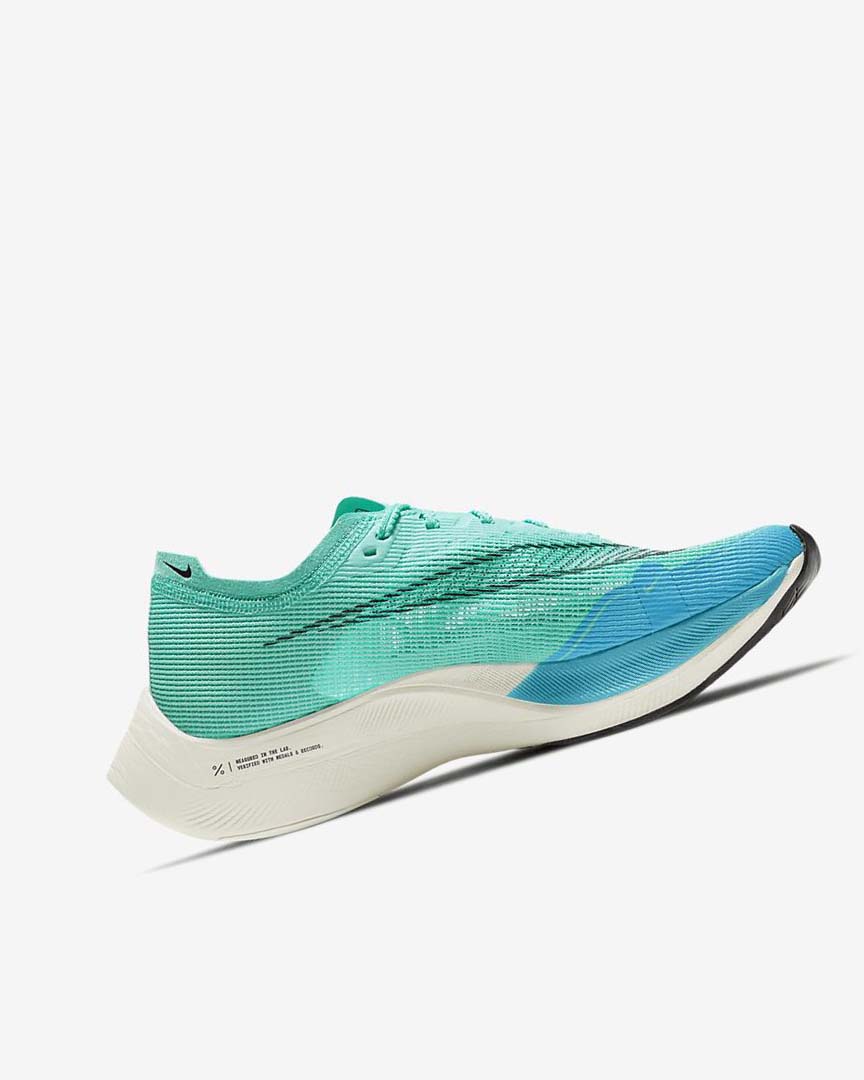 Green / Blue / White / Black Women's Nike ZoomX Vaporfly Next% 2 Running Shoes | UK5301