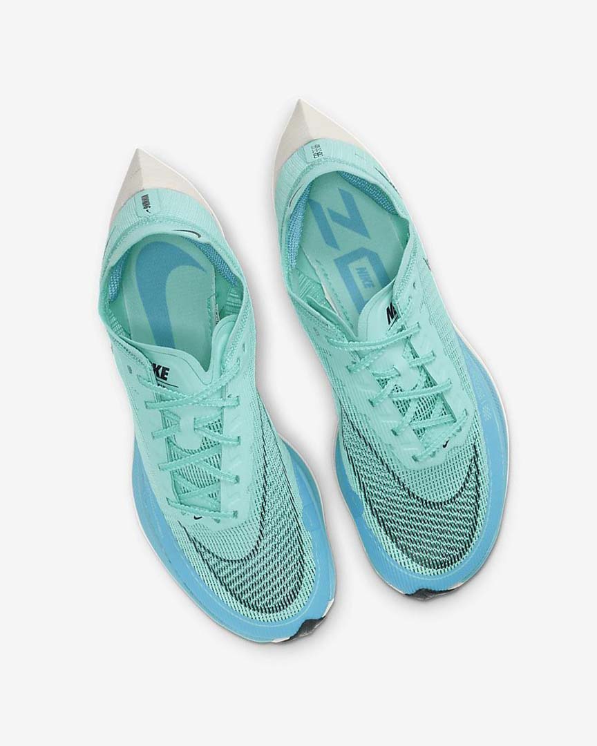 Green / Blue / White / Black Women's Nike ZoomX Vaporfly Next% 2 Running Shoes | UK5301