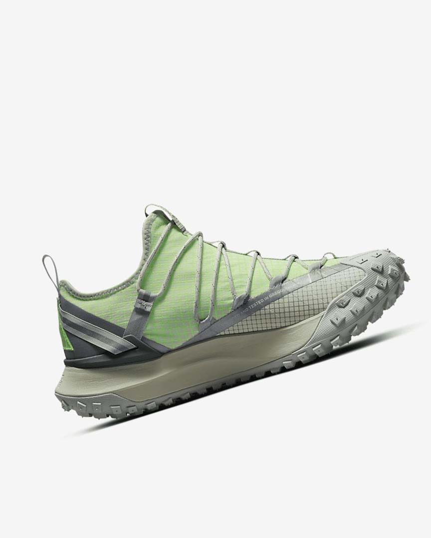 Green / Grey Women's Nike ACG Mountain Fly Low Sneakers | UK2960