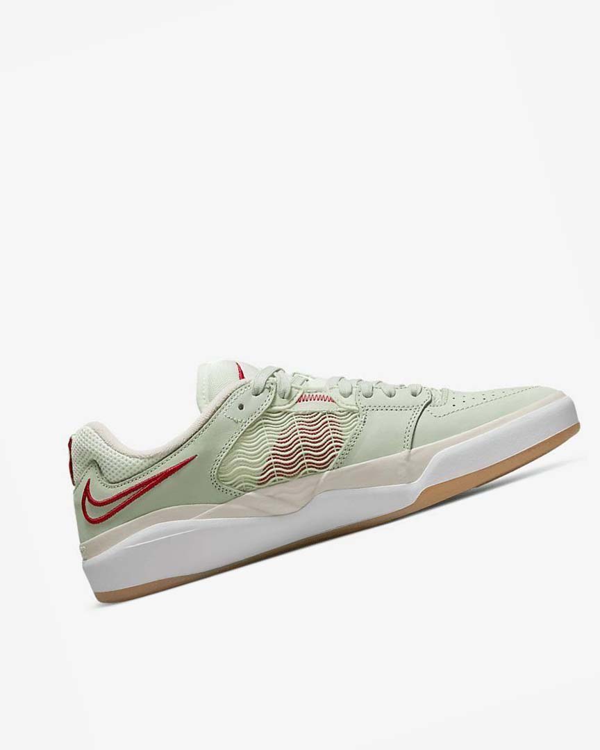 Green / Light Beige / Red Men's Nike SB Ishod Wair Premium Skate Shoes | UK4904