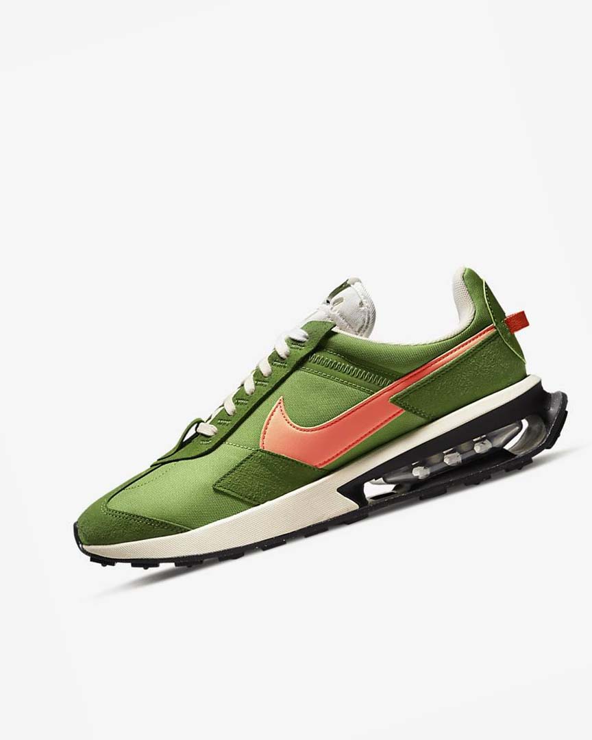 Green / Orange Men\'s Nike Air Max Pre-Day LX Sneakers | UK4681