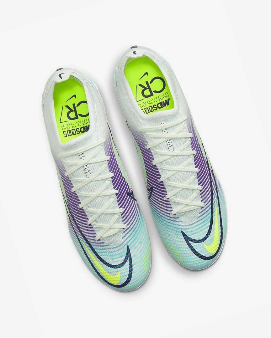 Green / Purple / Green Men's Nike Mercurial Dream Speed Vapor 14 Elite FG Football Boots | UK5412