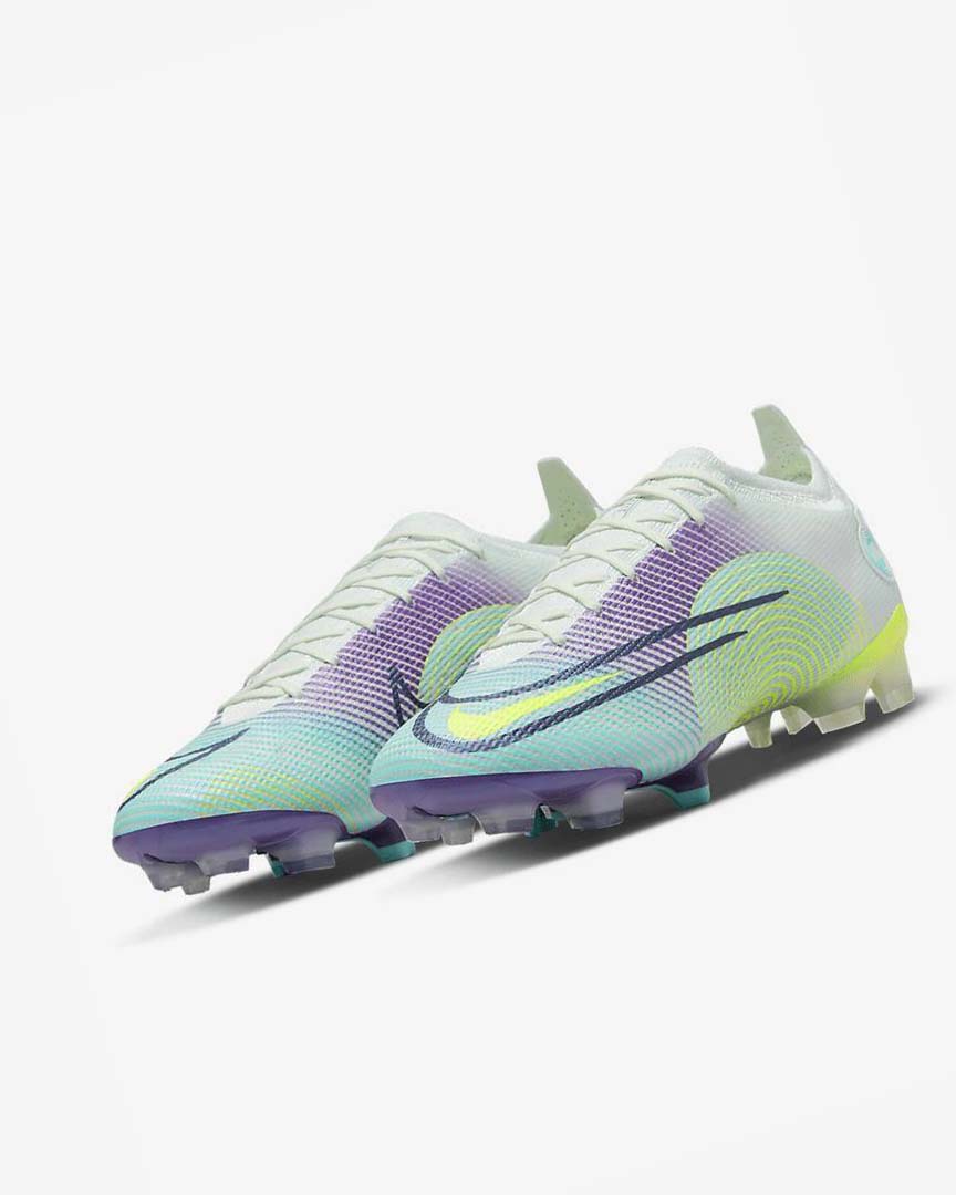 Green / Purple / Green Men's Nike Mercurial Dream Speed Vapor 14 Elite FG Football Boots | UK5412