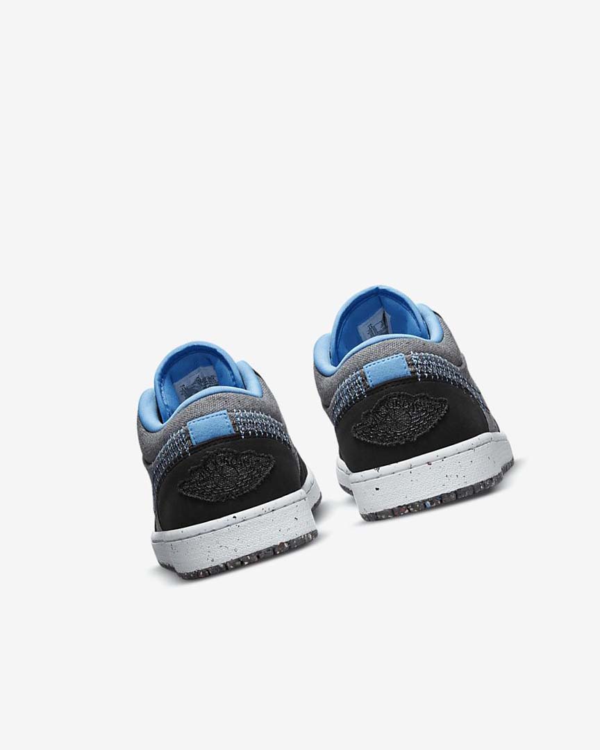 Grey / Black / Blue / Blue Men's Nike Air Jordan 1 Low SE Sneakers | UK2502