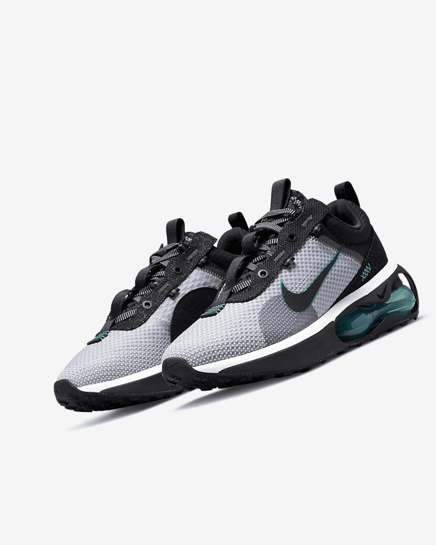 Grey / Black / White Men's Nike Air Max 2021 SE Casual Shoes | UK3288