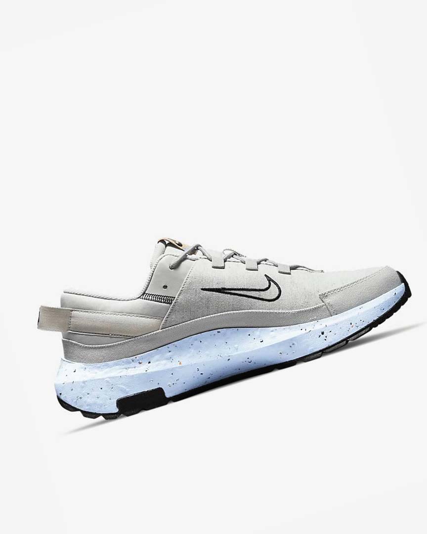 Grey / Blue / Light Beige / Black Men's Nike Crater Remixa Sneakers | UK3035