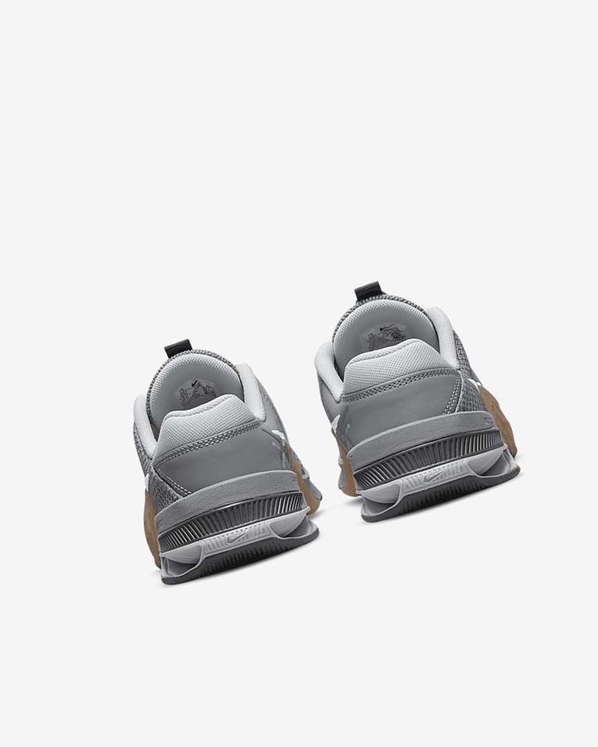 Grey / Brown / Dark Grey / White Women's Nike Metcon 7 Training Shoes | UK5243