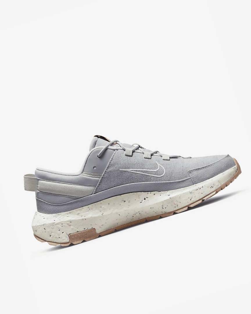 Grey / Brown Men's Nike Crater Remixa Sneakers | UK2665