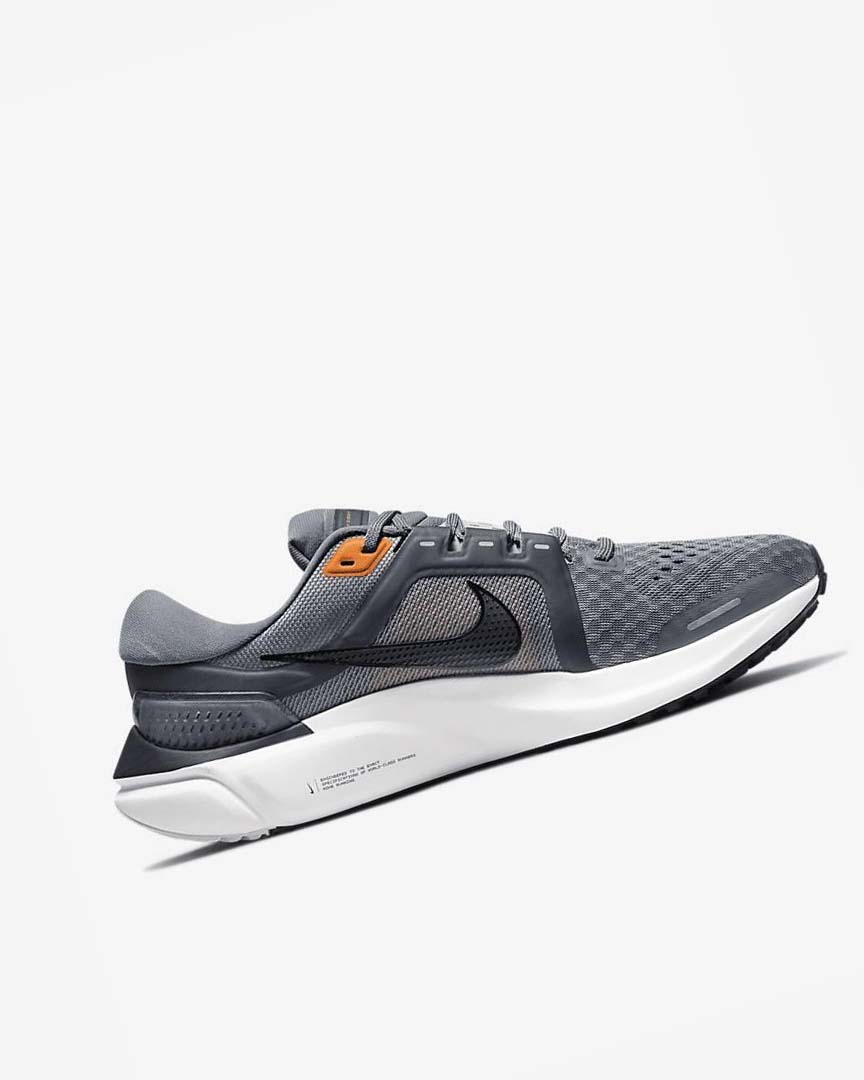 Grey / Dark Grey / Black Men's Nike Air Zoom Vomero 16 Running Shoes | UK1107