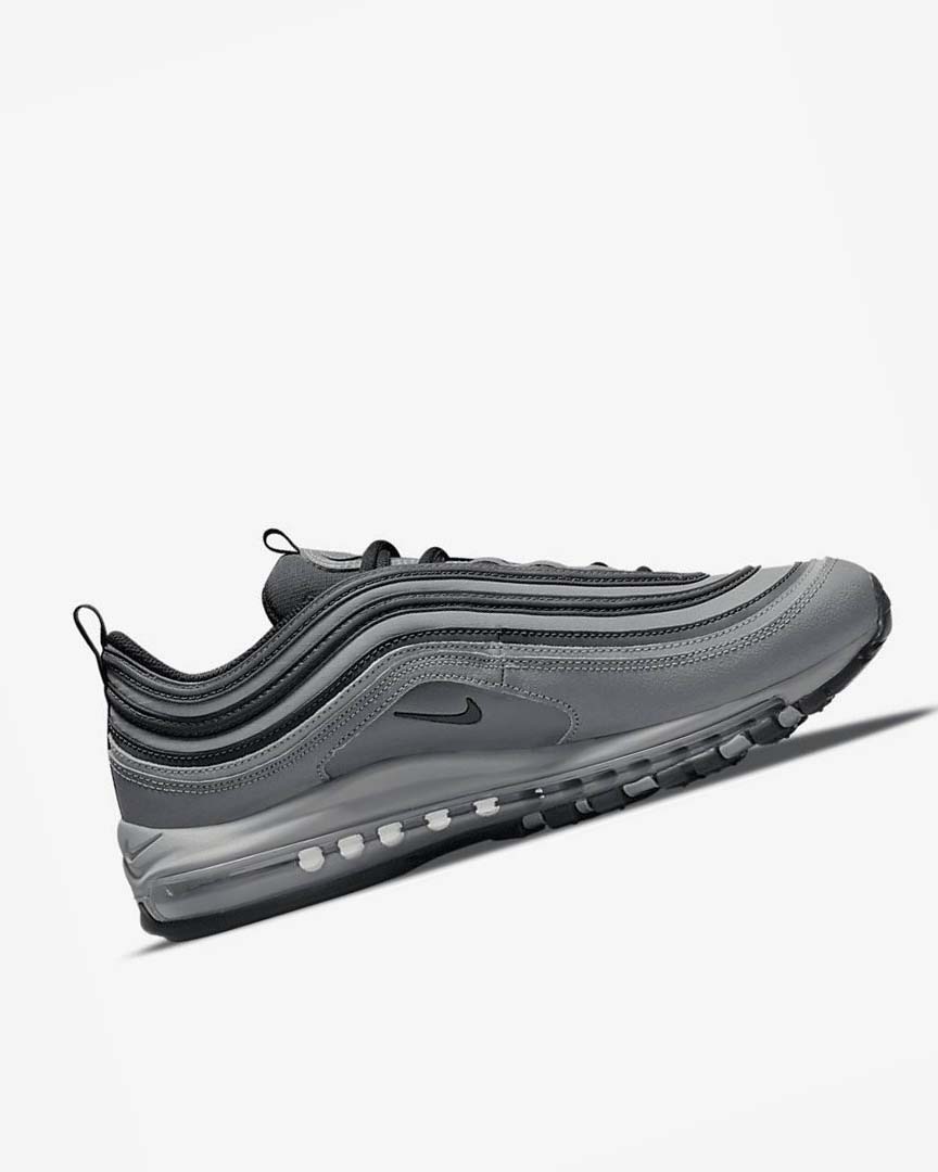 Grey / Dark Grey / Grey / Black Men's Nike Air Max 97 Casual Shoes | UK4800