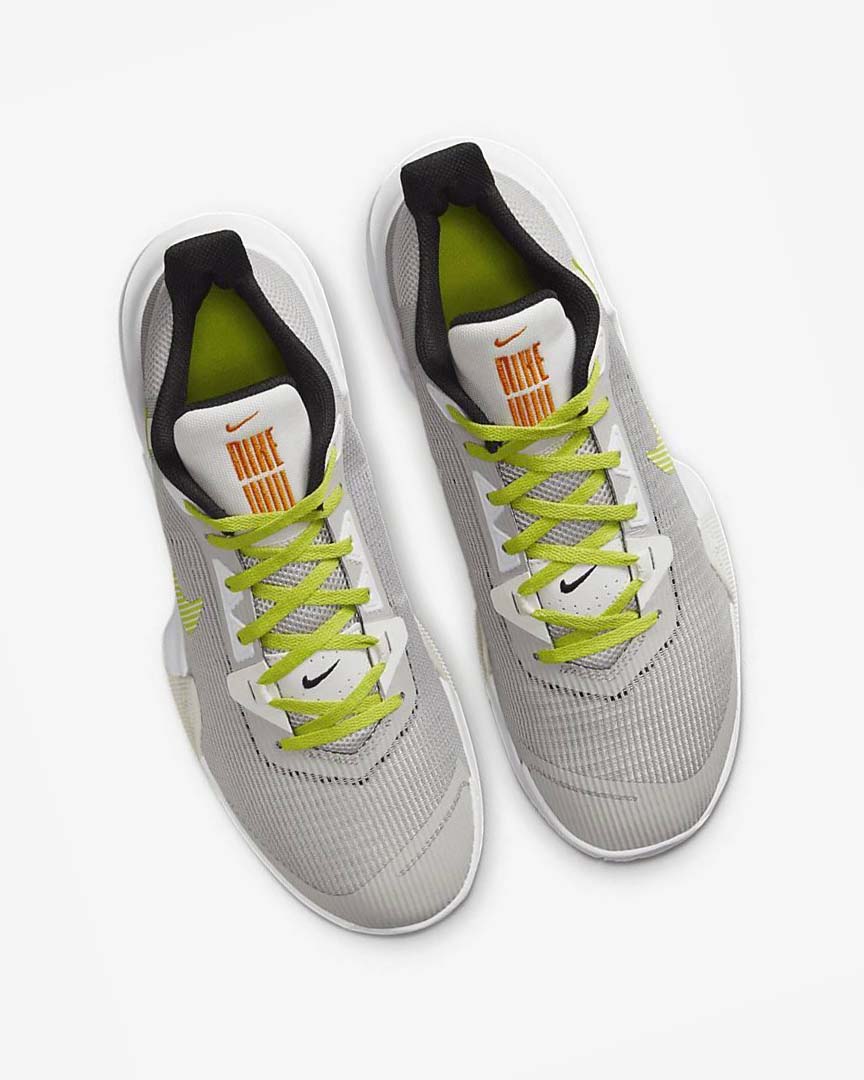 Grey / Green Men's Nike Air Max Impact 3 Basketball Shoes | UK2911