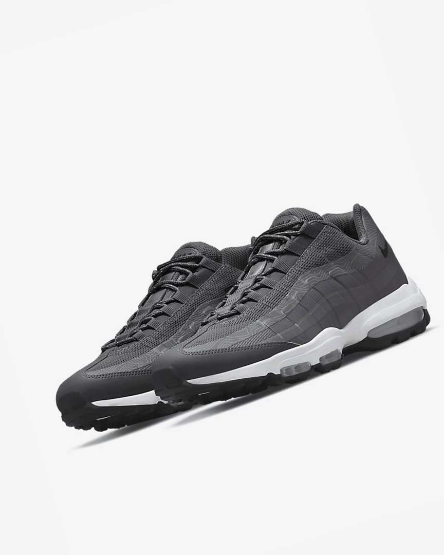 Grey / Grey / White / Black Men's Nike Air Max 95 UL Casual Shoes | UK2711