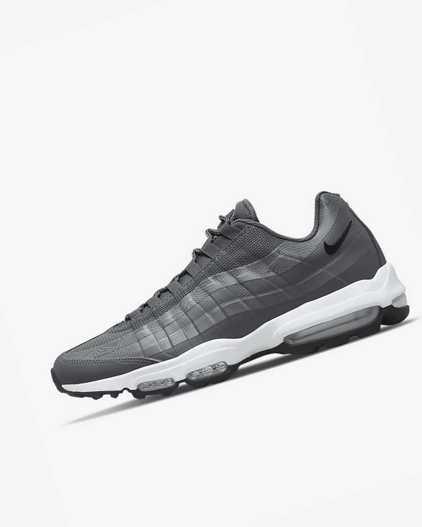 Grey / Grey / White / Black Men\'s Nike Air Max 95 UL Casual Shoes | UK2711