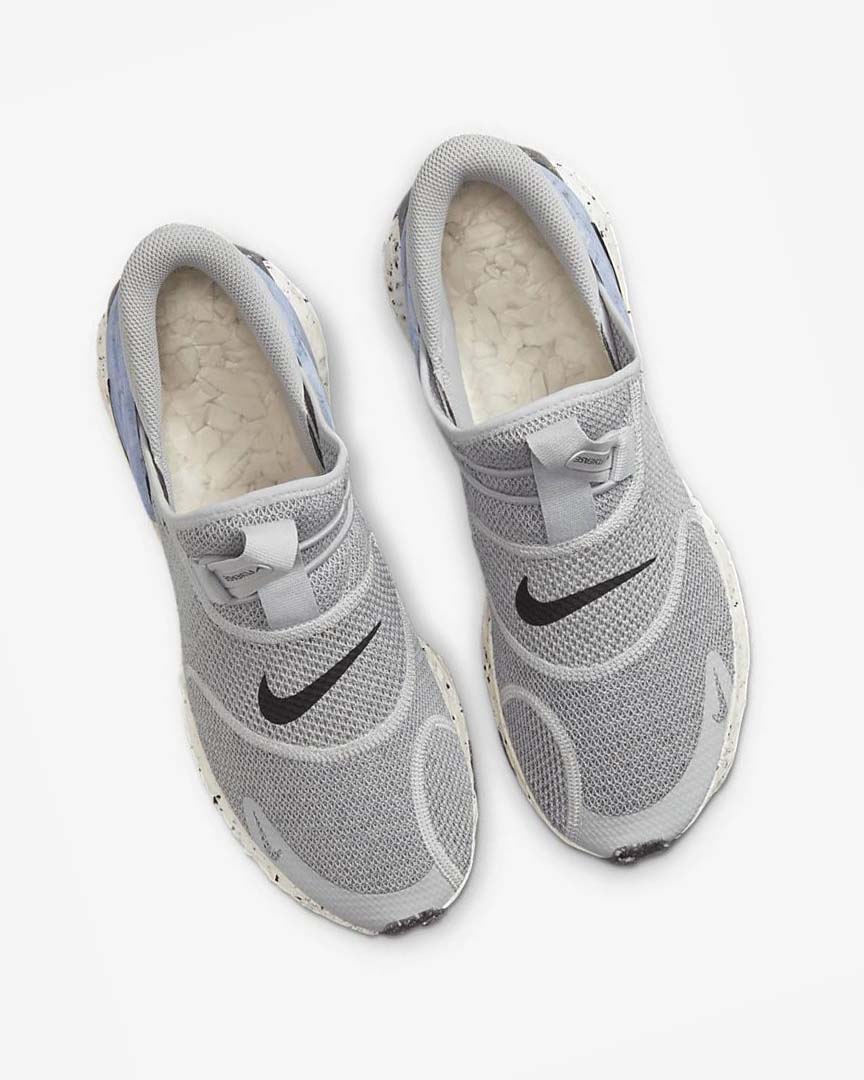 Grey / Grey / White / Black Men's Nike Glide FlyEase Casual Shoes | UK2227