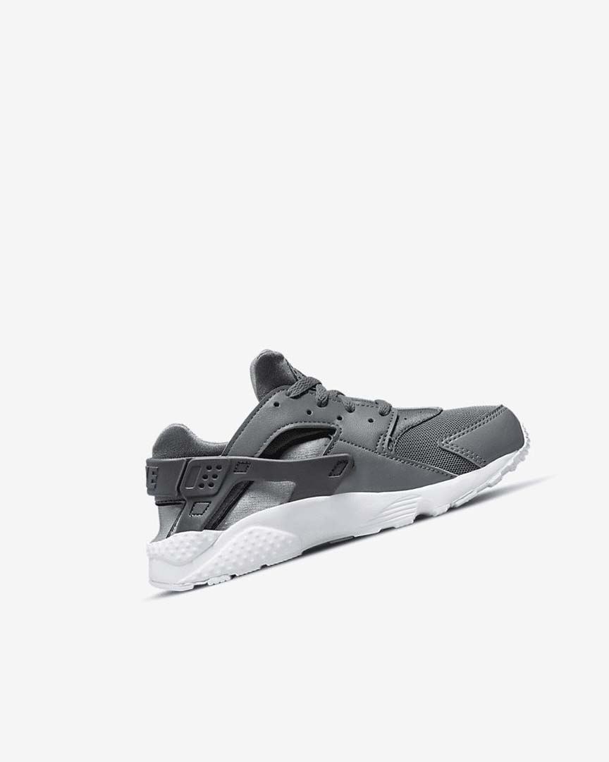 Grey / Grey / White / Grey Boys' Nike Huarache Run Shoes | UK5401