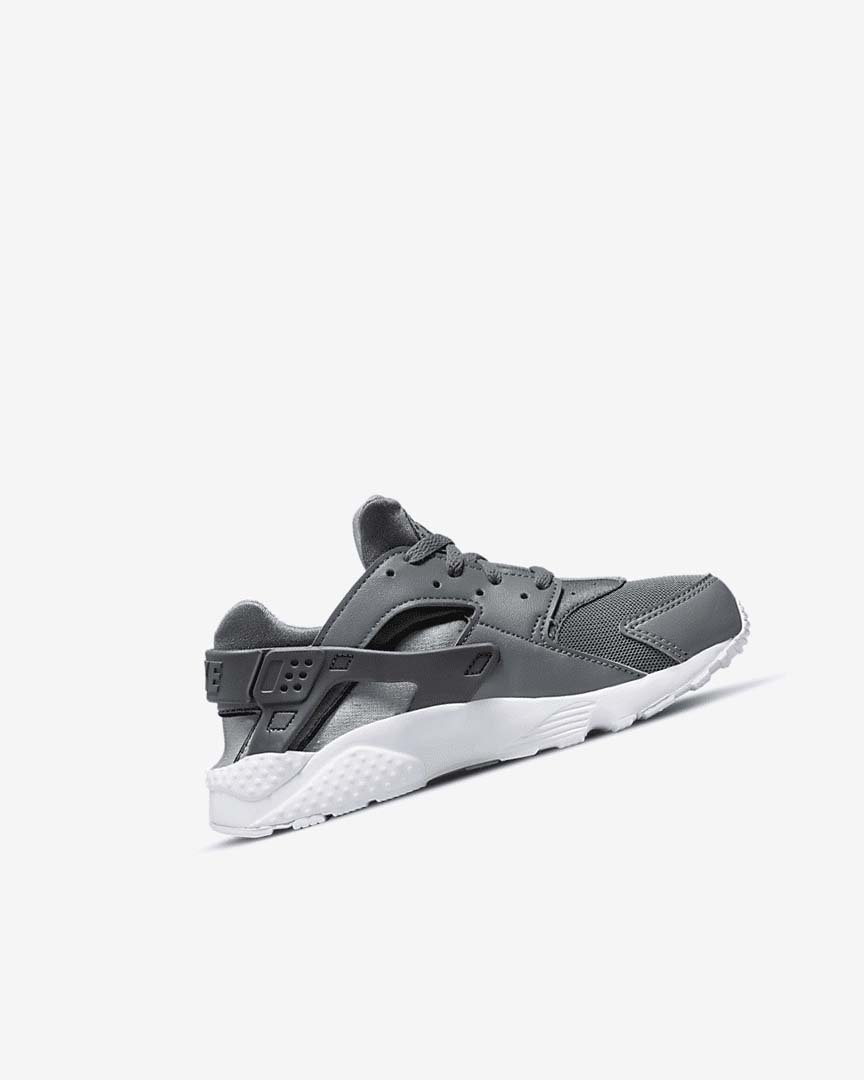 Grey / Grey / White / Grey Girls' Nike Huarache Run Shoes | UK5352