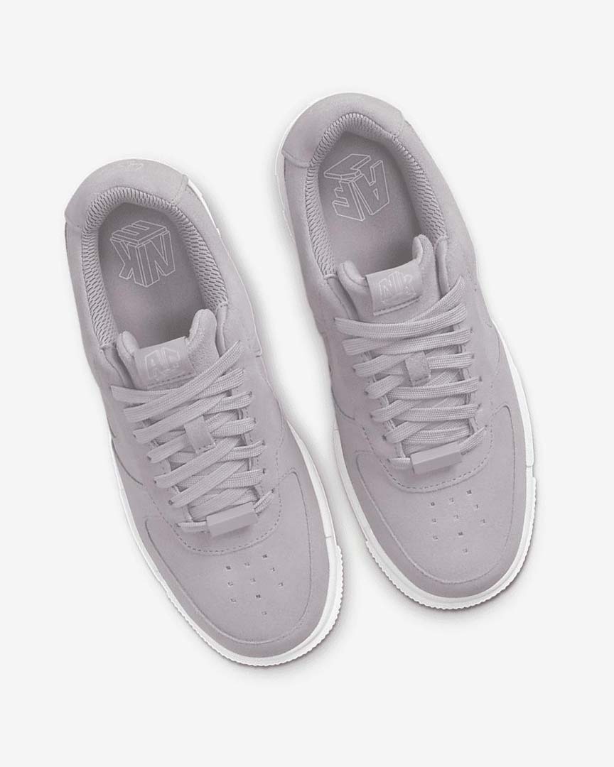 Grey / Grey / White / Grey Women's Nike Air Force 1 Pixel Sneakers | UK2566