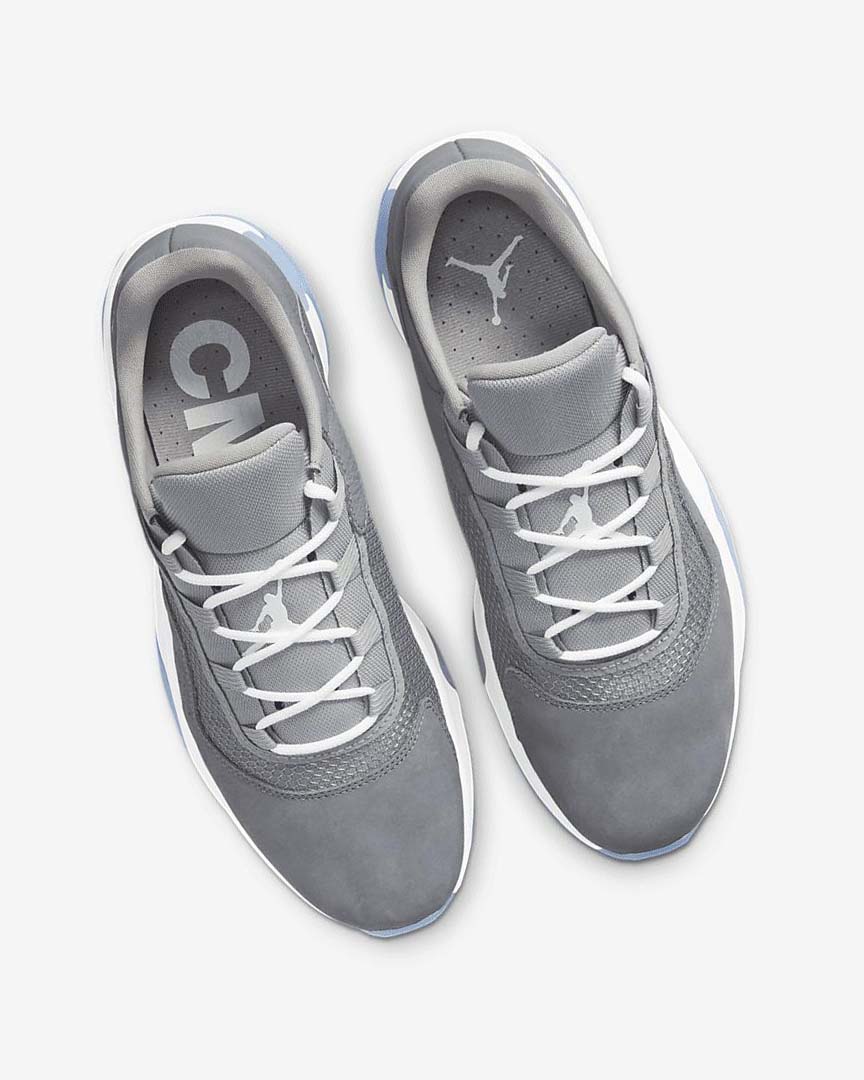 Grey / Grey / White Men's Nike Air Jordan 11 CMFT Low Basketball Shoes | UK3073