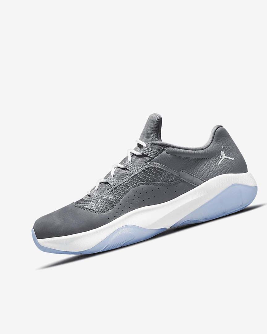 Grey / Grey / White Men\'s Nike Air Jordan 11 CMFT Low Basketball Shoes | UK3073