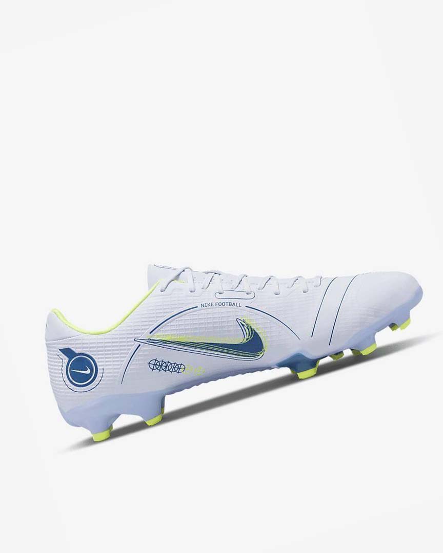 Grey / Light Blue / Blue / Blue Men's Nike Mercurial Vapor 14 Academy MG Football Boots | UK4661