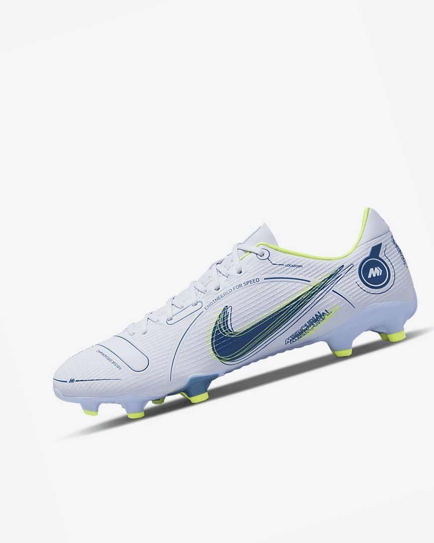 Grey / Light Blue / Blue / Blue Men\'s Nike Mercurial Vapor 14 Academy MG Football Boots | UK4661