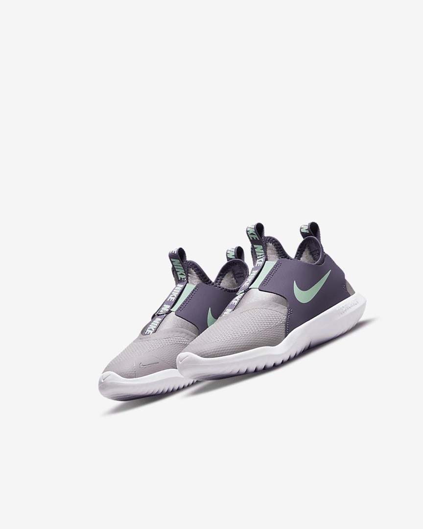 Grey / Purple / Mint Boys' Nike Flex Runner Shoes | UK3250