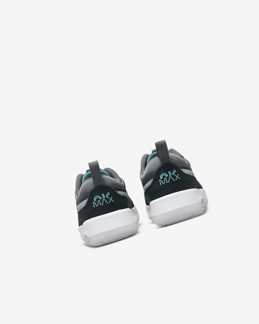 Grey / Turquoise / Dark Grey / Black Boys' Nike Air Max Motif Shoes | UK1126