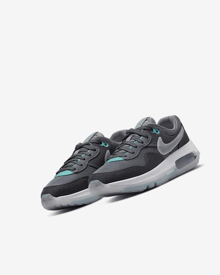 Grey / Turquoise / Dark Grey / Black Boys' Nike Air Max Motif Shoes | UK5394