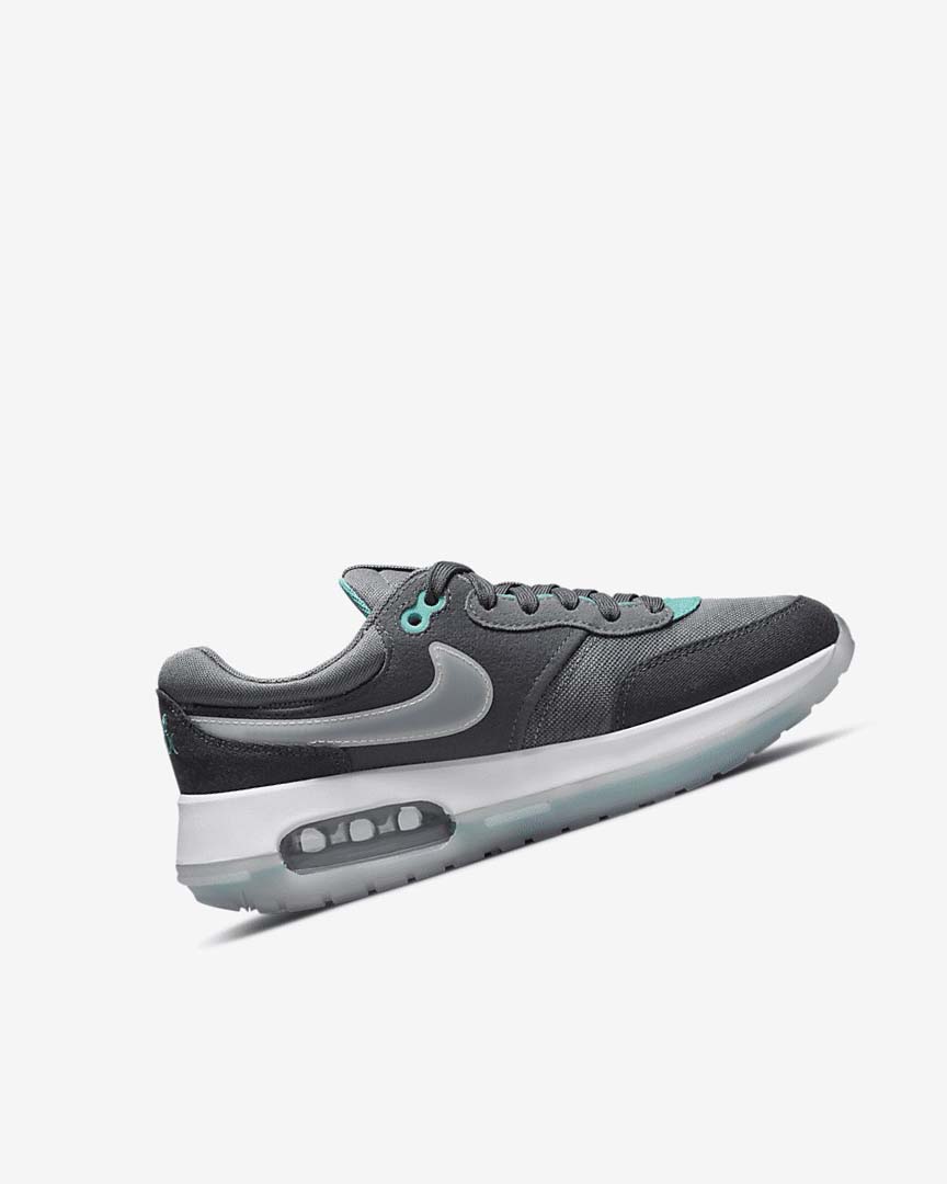 Grey / Turquoise / Dark Grey / Black Girls' Nike Air Max Motif Shoes | UK2388