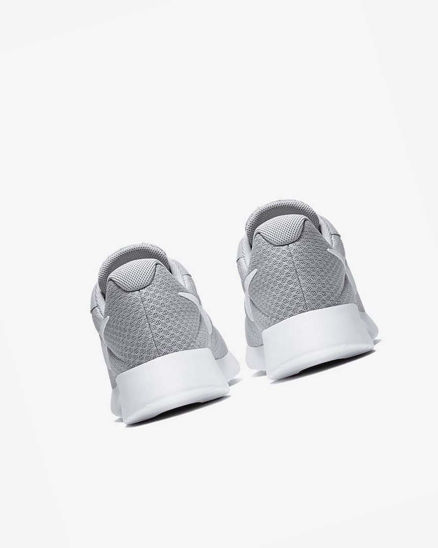 Grey / White Men's Nike Tanjun Sneakers | UK5507