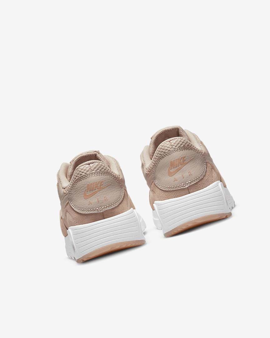 Khaki Grey / Rose / White / Pink Women's Nike Air Max SC Sneakers | UK4898