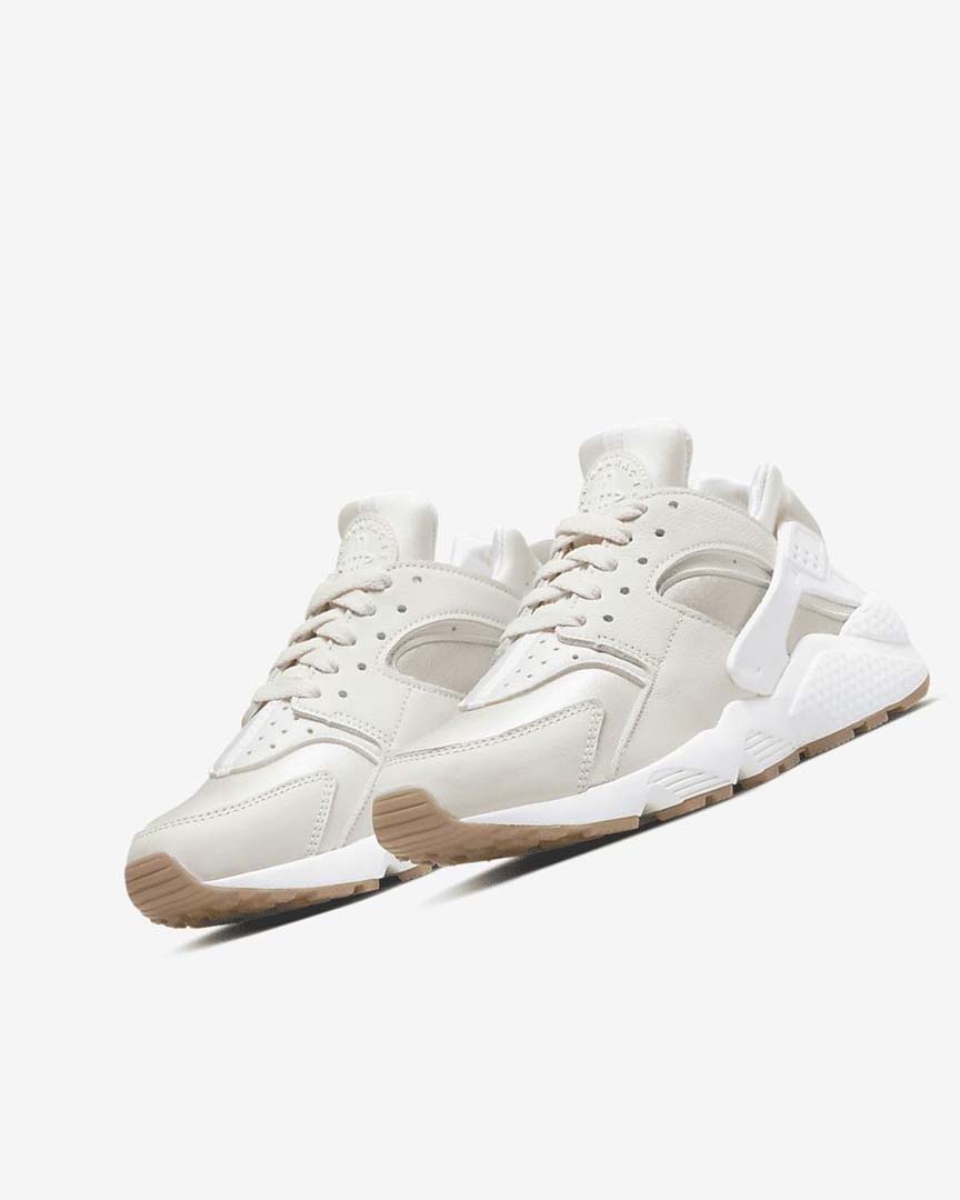 Khaki / Light Brown / White Women's Nike Air Huarache Sneakers | UK5597