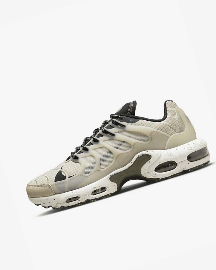 Khaki / White Men\'s Nike Air Max Terrascape Plus Casual Shoes | UK5199