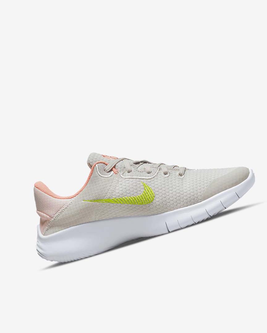 Light Beige / Red / Green Women's Nike Flex Experience Run 11 Next Nature Running Shoes | UK5117