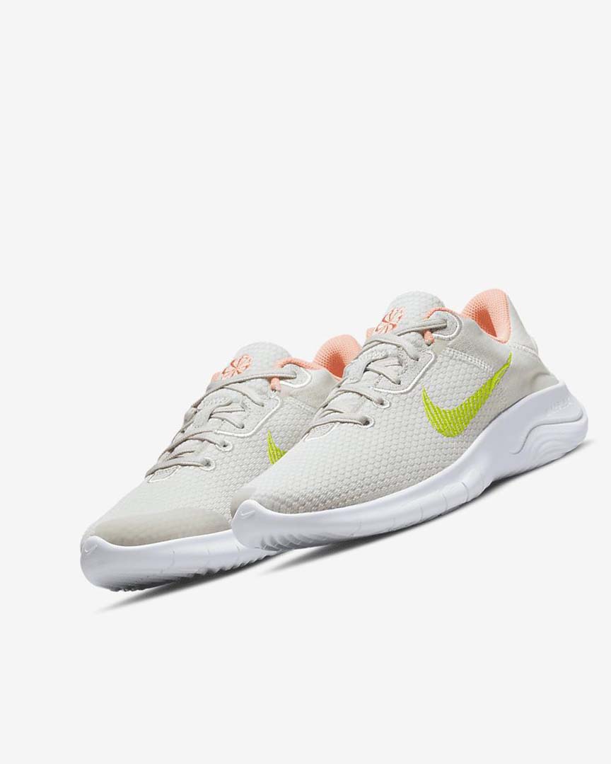 Light Beige / Red / Green Women's Nike Flex Experience Run 11 Next Nature Running Shoes | UK5117