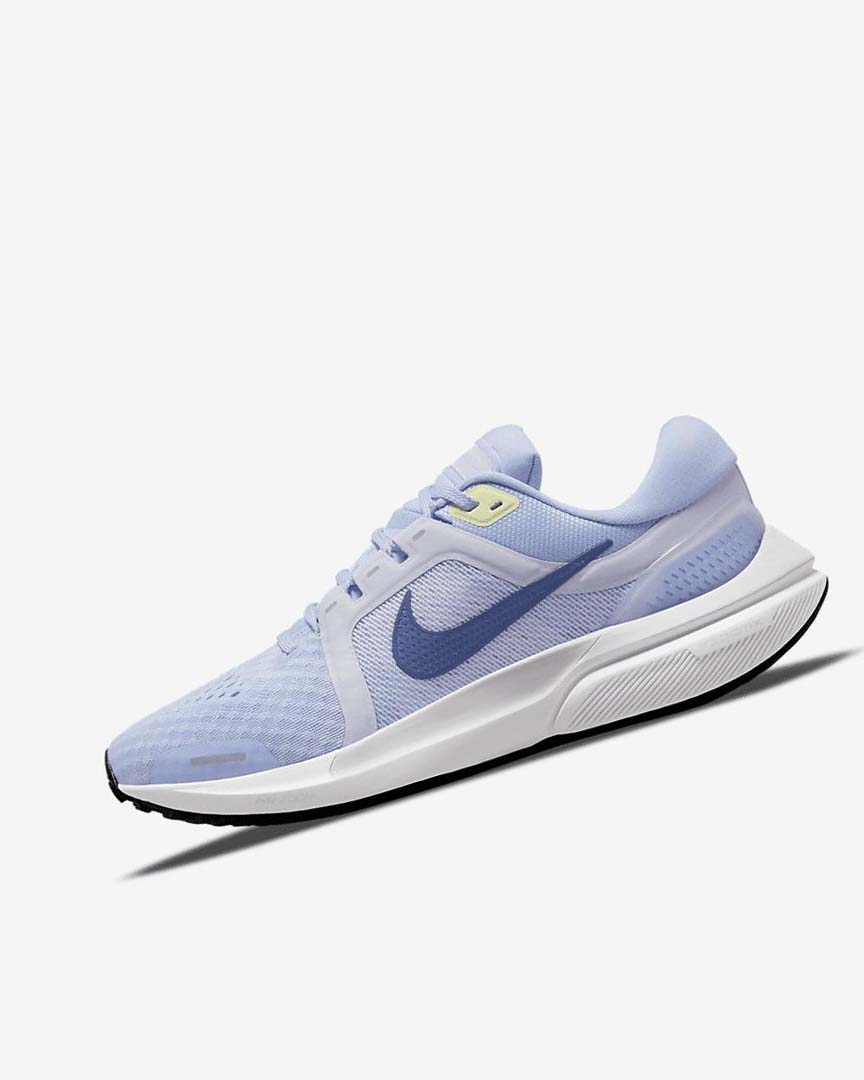 Light Blue / Grey / White / Navy Women\'s Nike Air Zoom Vomero 16 Running Shoes | UK2305