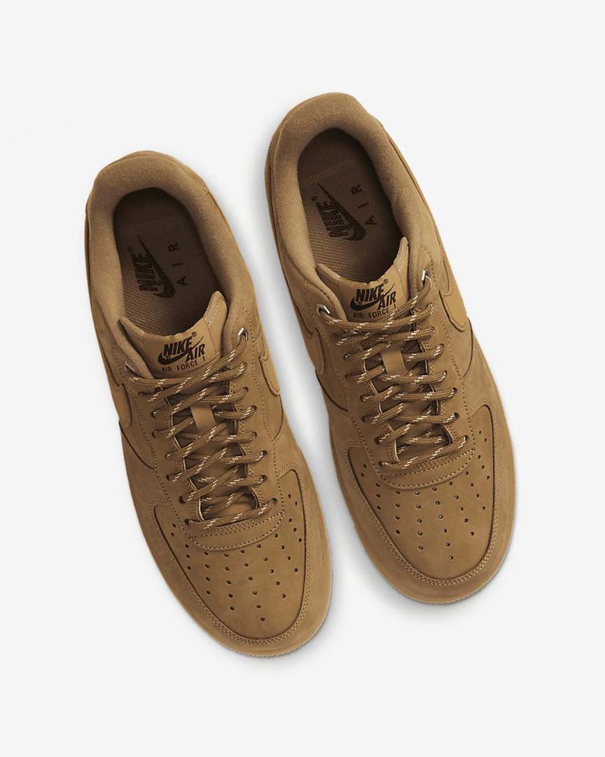 Light Brown / Black / Brown Men's Nike Air Force 1 '07 WB Sneakers | UK2419