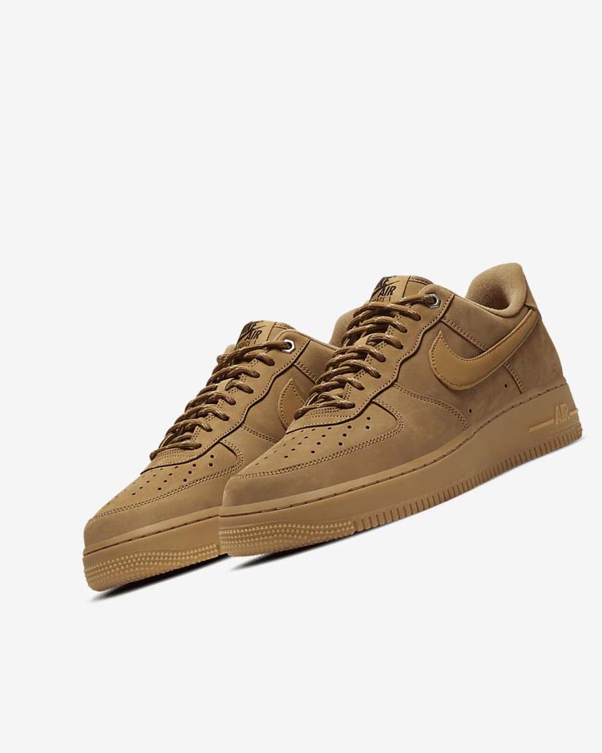 Light Brown / Black / Brown Men's Nike Air Force 1 '07 WB Sneakers | UK2419