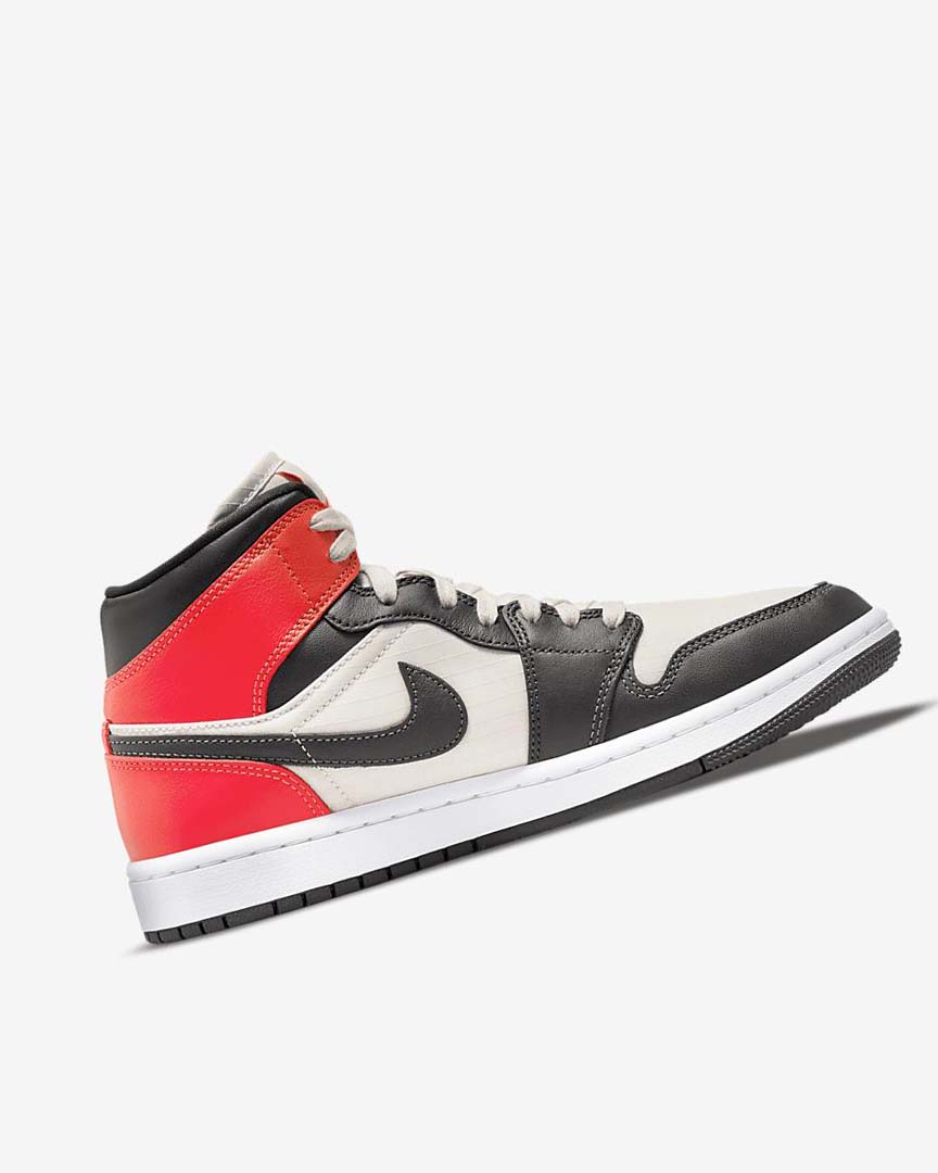 Light Brown / Light Red / White Women's Nike Air Jordan 1 Mid SE Sneakers | UK5390