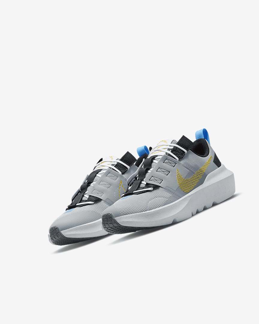 Light Grey / Blue / White Boys' Nike Crater Impact Sneakers | UK4906