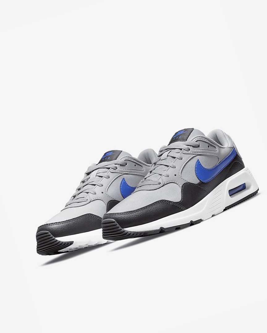 Light Grey / Dark Grey / White / Royal Men's Nike Air Max SC Sneakers | UK3141