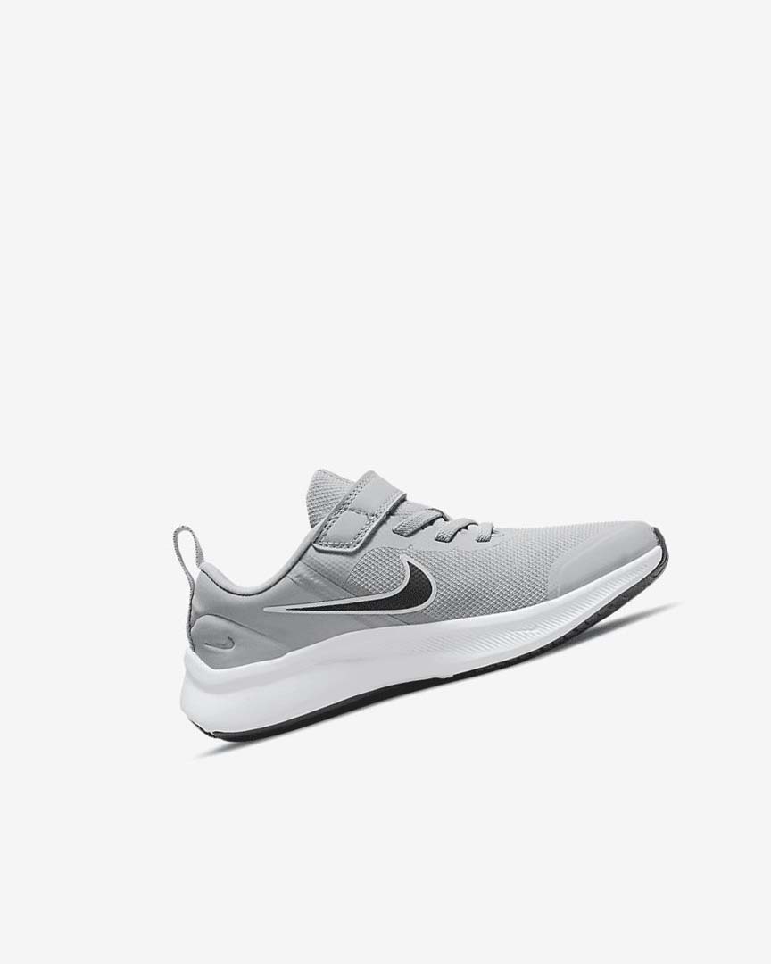 Light Grey / Grey / Black Boys' Nike Star Runner 3 Running Shoes | UK4506