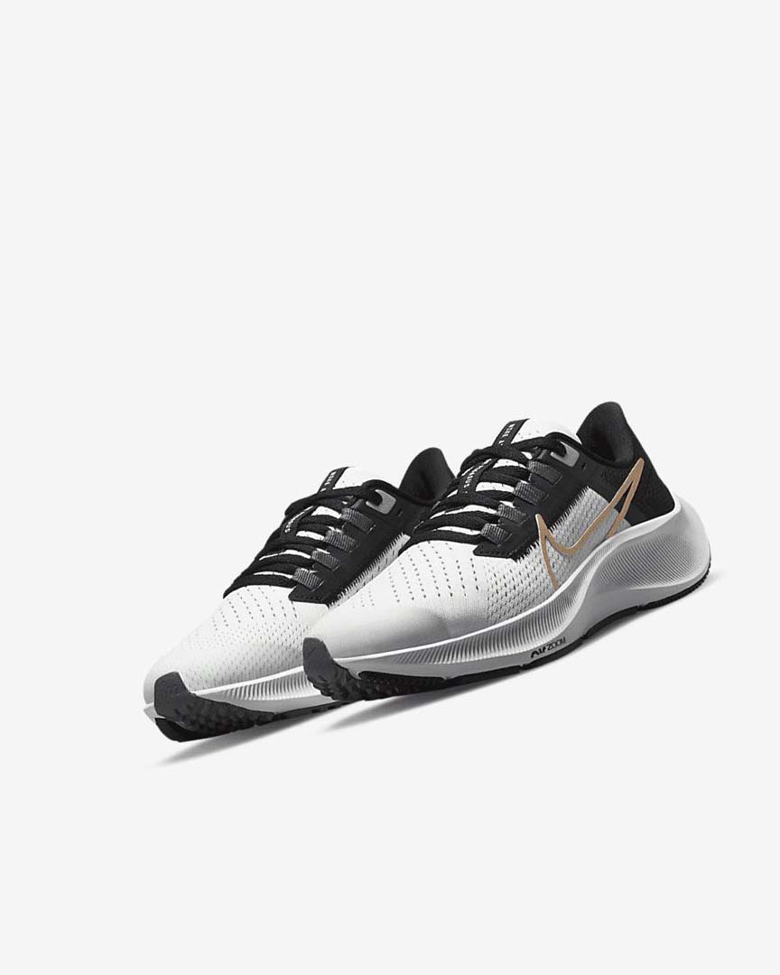 Light Grey / Grey / Metal Gold Boys' Nike Air Zoom Pegasus 38 Running Shoes | UK2986