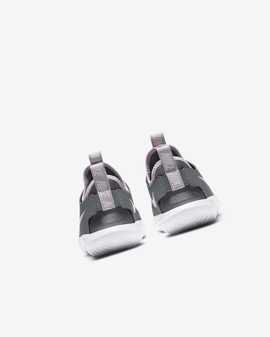 Light Grey / Grey / White / Pink Boys' Nike Flex Runner Shoes | UK4797