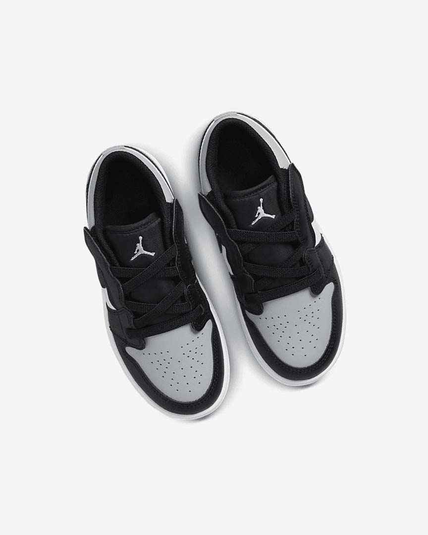 Light Grey / White / Black Boys' Nike Jordan 1 Low Alt Shoes | UK4917