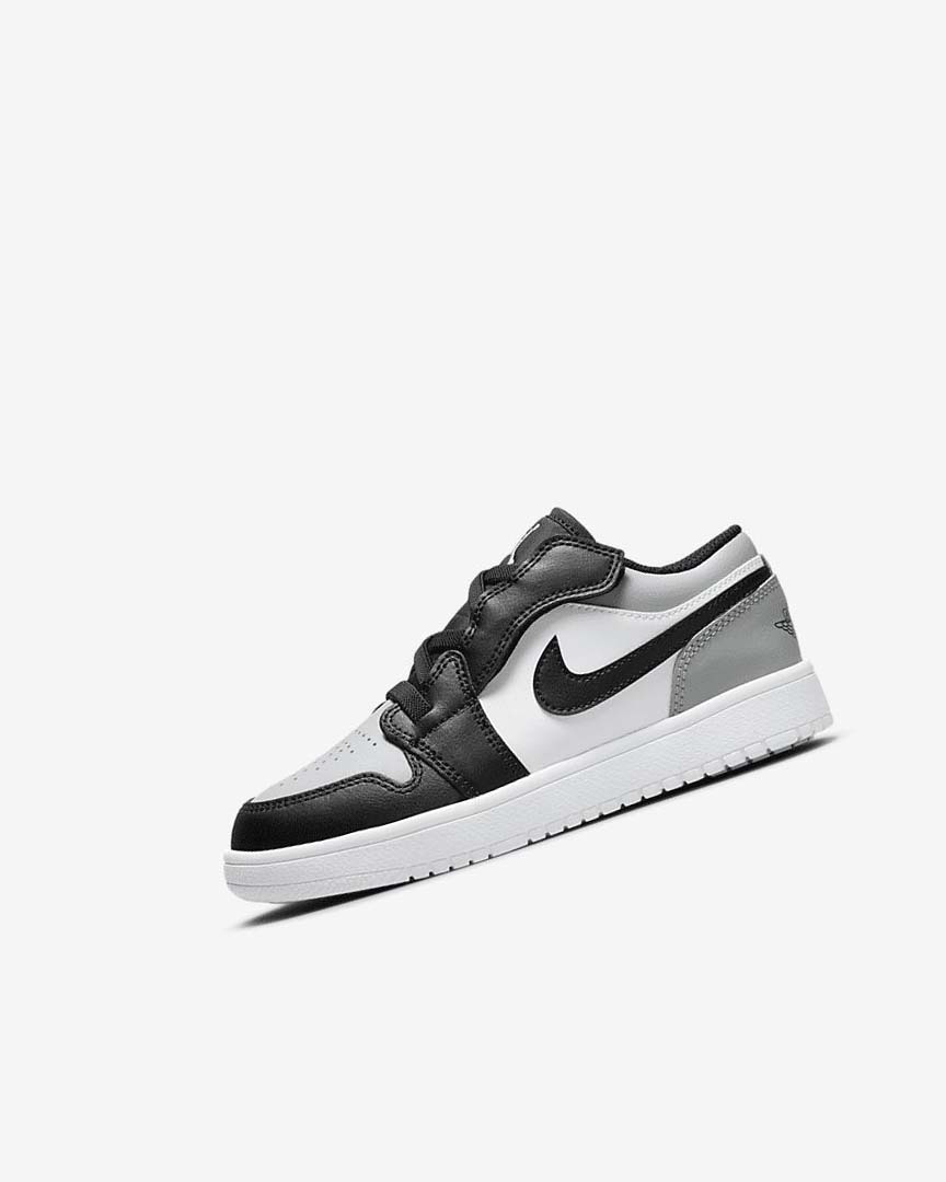 Light Grey / White / Black Boys\' Nike Jordan 1 Low Alt Shoes | UK4917